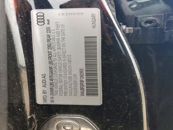 2015 AUDI S3 QUATTRO 4D 4WD Premium Plus