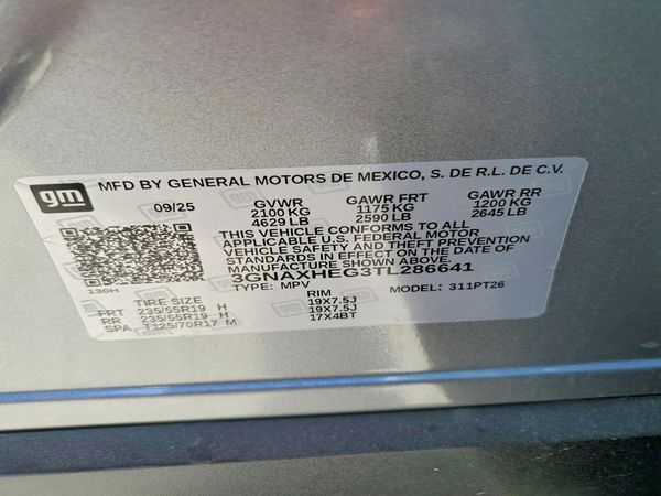 2026 CHEVROLET EQUINOX