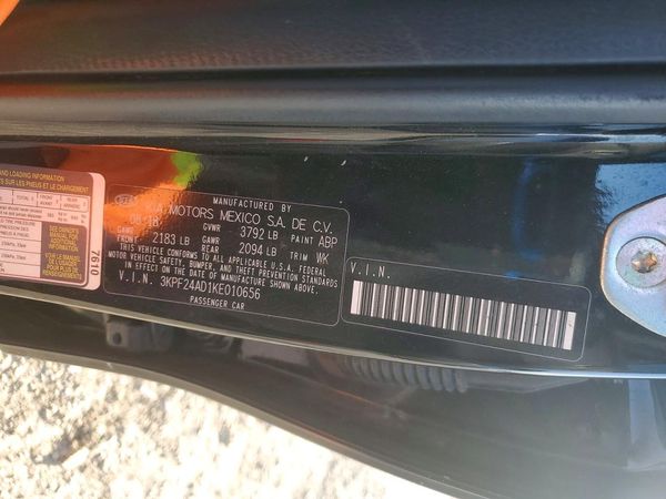 2019 KIA FORTE FE/LX/LXS