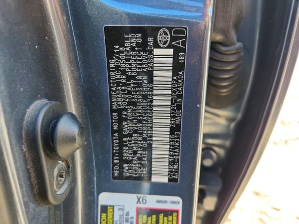2014 TOYOTA COROLLA
