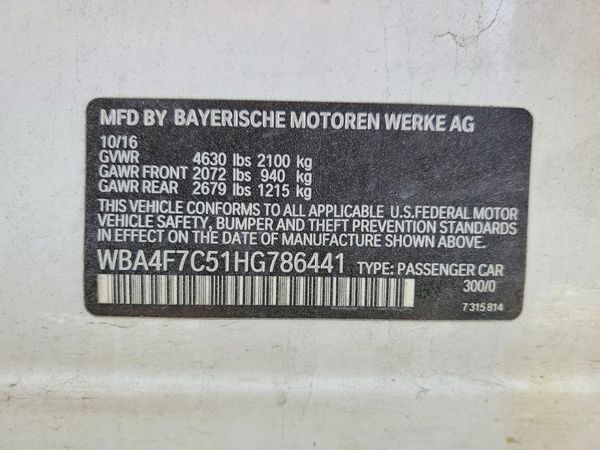 2017 BMW 430I GC