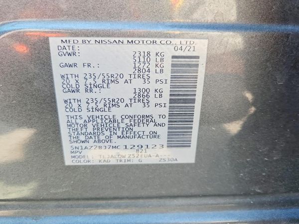 2021 NISSAN MURANO SV