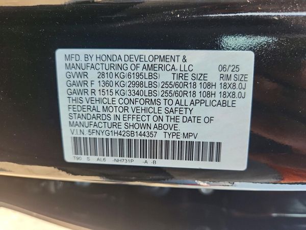 2025 HONDA PILOT EX-L, EX-L HPD