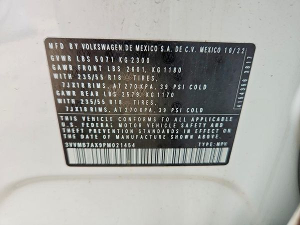 2023 VOLKSWAGEN TIGUAN