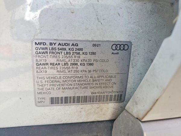 2022 AUDI Q5