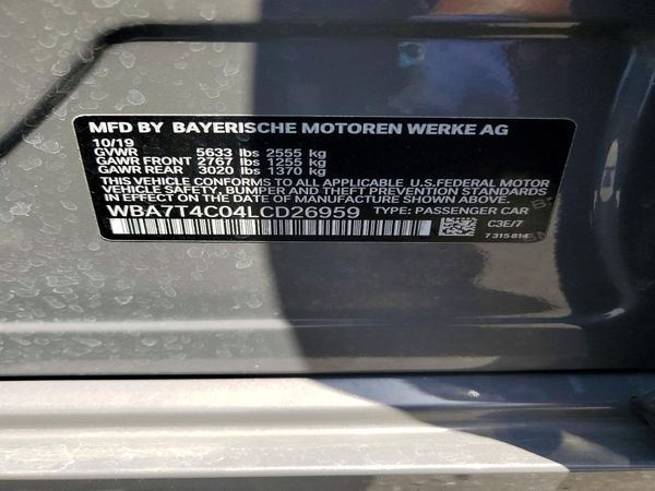 2020 BMW 740