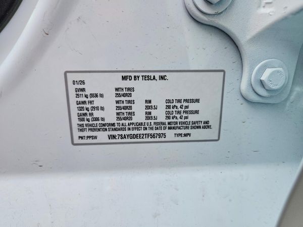 2026 TESLA MODEL Y