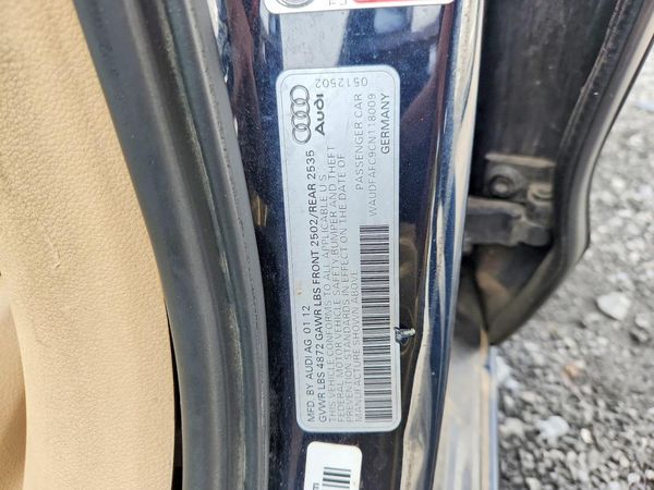 2012 AUDI A6 Premium Plus