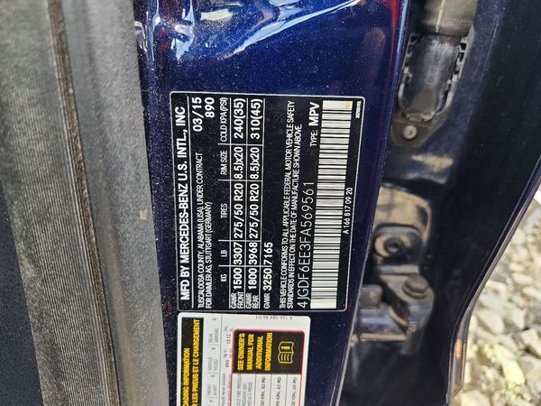 2015 MERCEDES-BENZ GL GL450