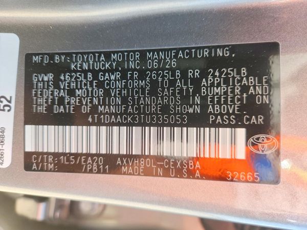 2026 TOYOTA CAMRY