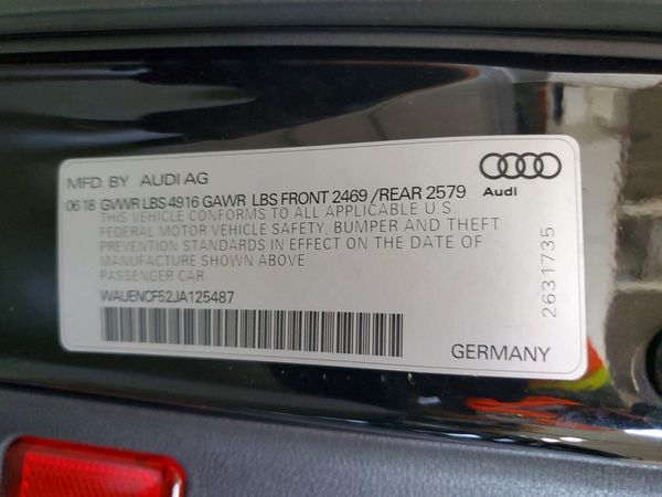 2018 AUDI A5