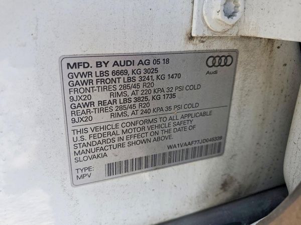 2018 AUDI Q7