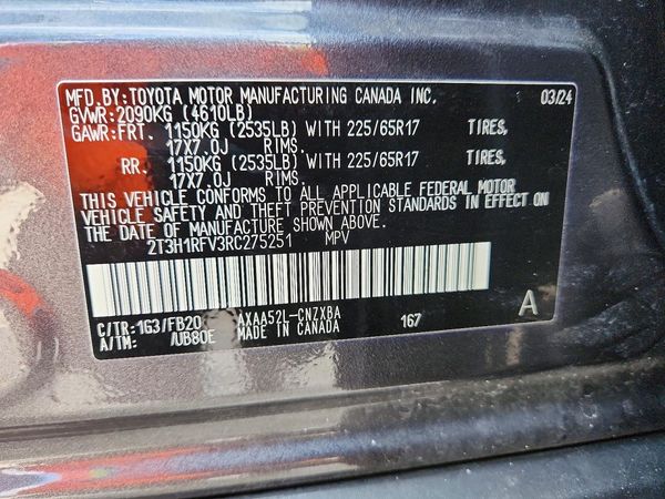 2024 TOYOTA RAV4 LE