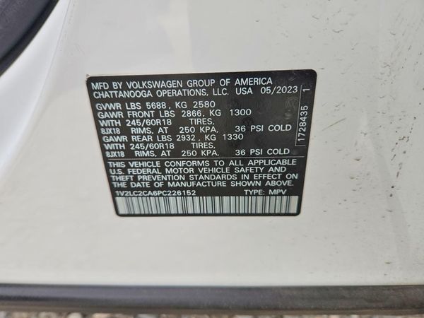 2023 VOLKSWAGEN ATLAS CROSS SPORT