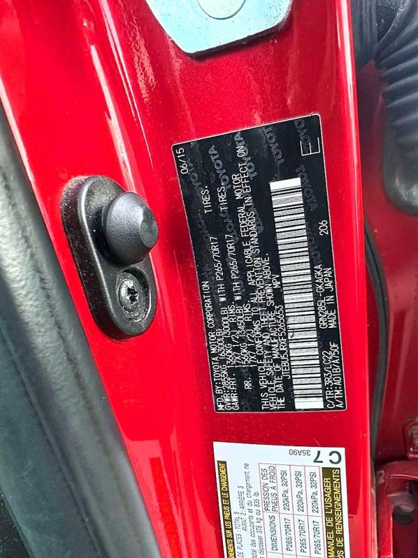 2015 TOYOTA 4RUNNER Base Grade