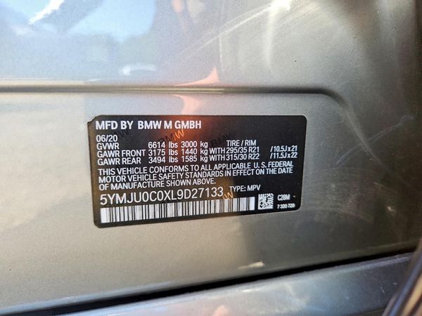 2020 BMW X5 X5 M