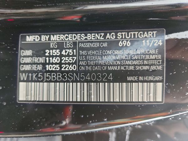 2025 MERCEDES-BENZ CLA AMG CLA35 4MATIC