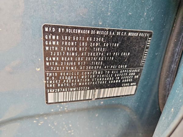 2021 VOLKSWAGEN TIGUAN
