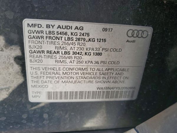 2018 AUDI Q5 quattro Premium Plus