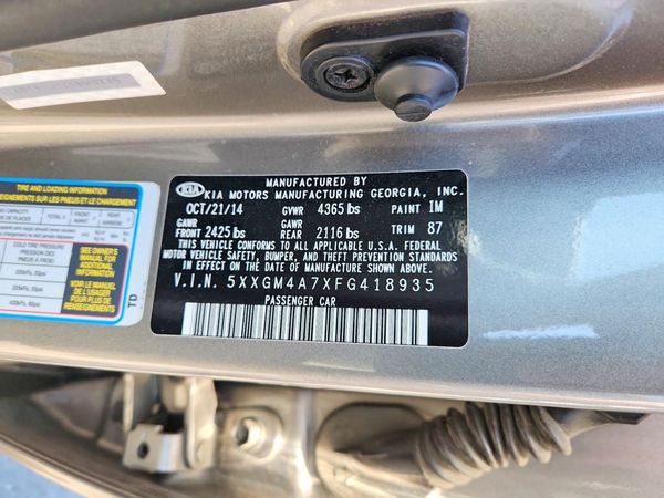 2015 KIA OPTIMA