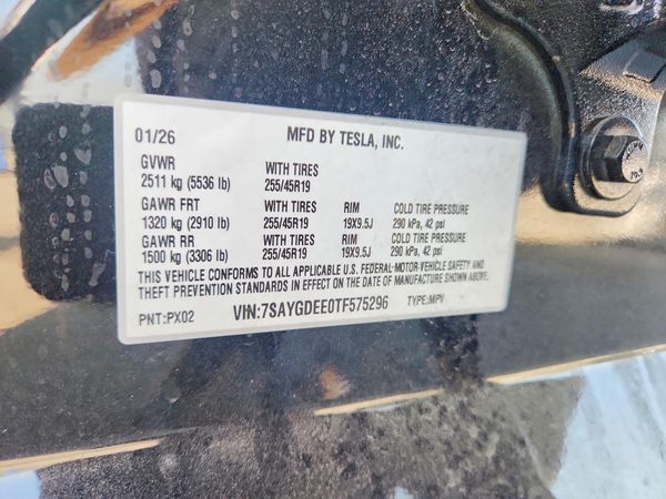 2026 TESLA MODEL Y