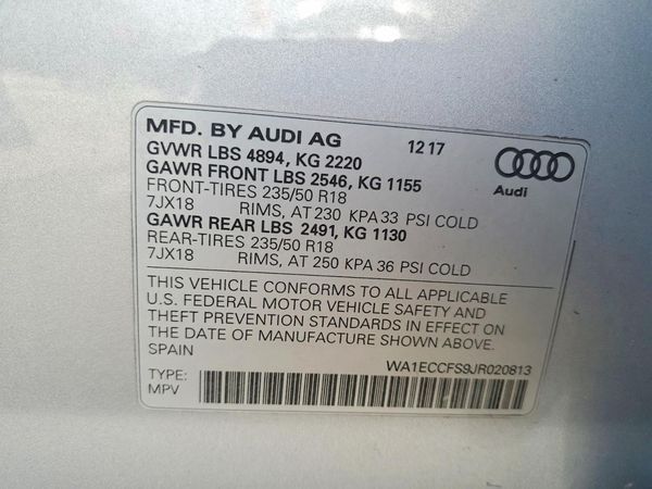 2018 AUDI Q3