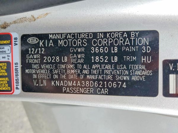 2013 KIA RIO LX