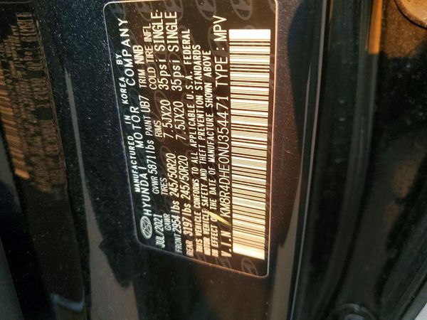 2022 HYUNDAI PALISADE SEL w/Premium Pkg
