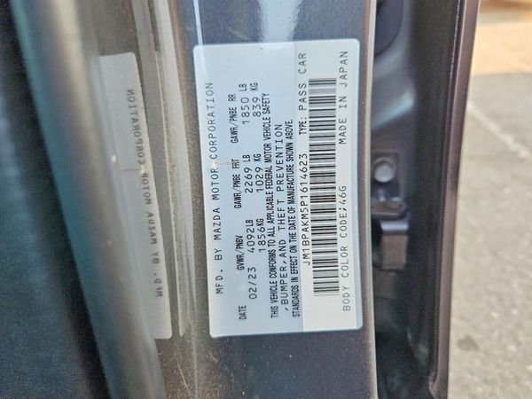 2023 MAZDA 3 Select Package