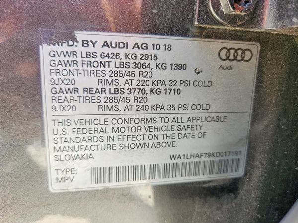 2019 AUDI Q7