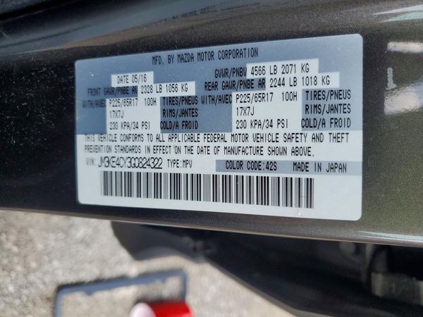 2016 MAZDA CX-5 Touring/GS