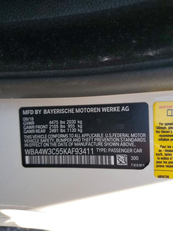 2019 BMW 430I
