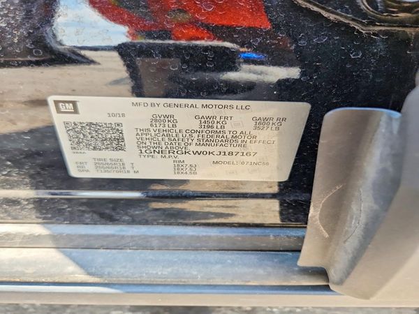2019 CHEVROLET TRAVERSE