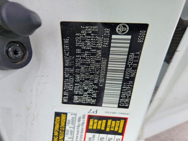 2012 TOYOTA CAMRY Hybrid
