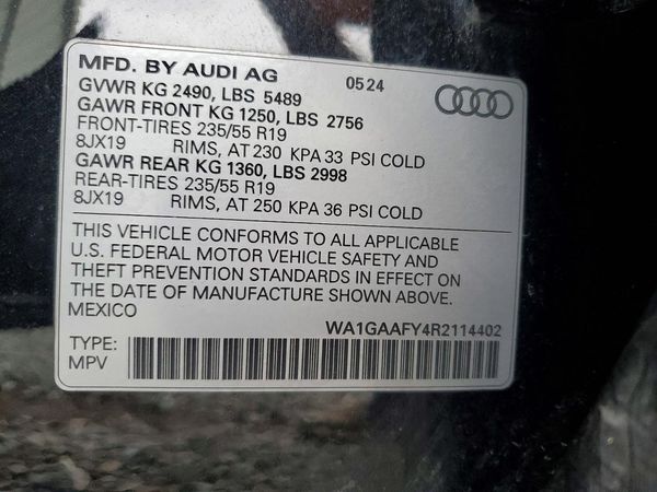 2024 AUDI Q5 S Line quattro Premium