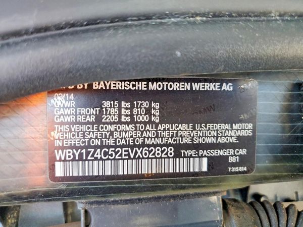 2014 BMW I3 Range Extender