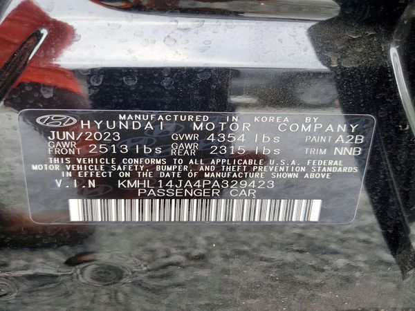 2023 HYUNDAI SONATA