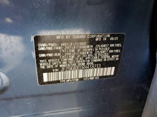 2024 SUBARU FORESTER