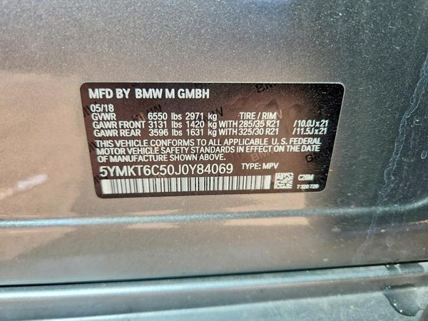 2018 BMW X5 X5 M