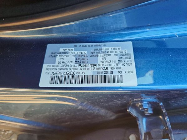 2019 MAZDA CX-5 Grand Touring Reserve