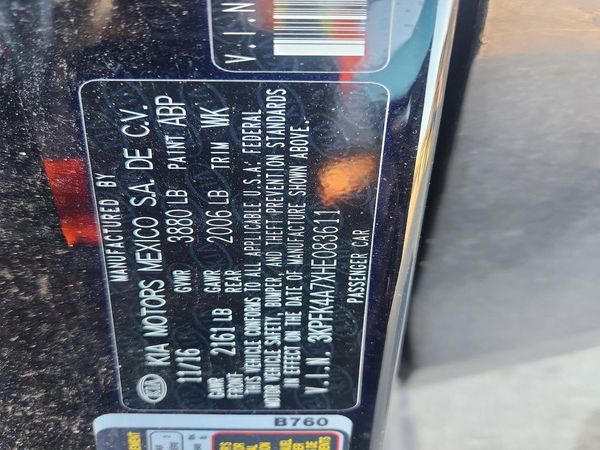 2017 KIA FORTE LX Base