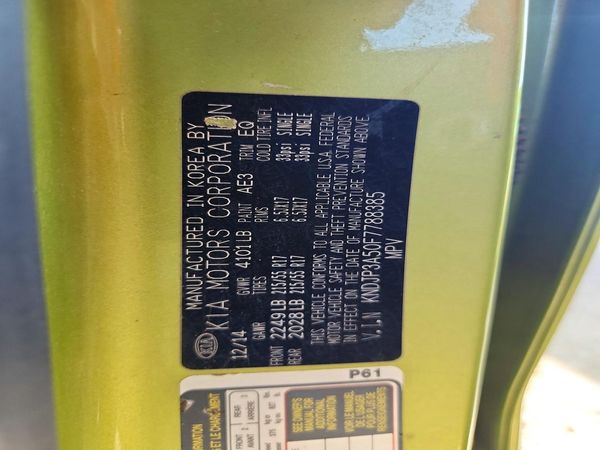 2015 KIA SOUL GLS(Middle grade)