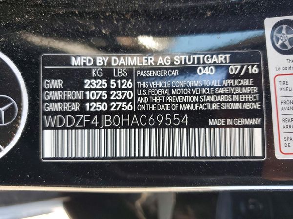 2017 MERCEDES-BENZ E E300