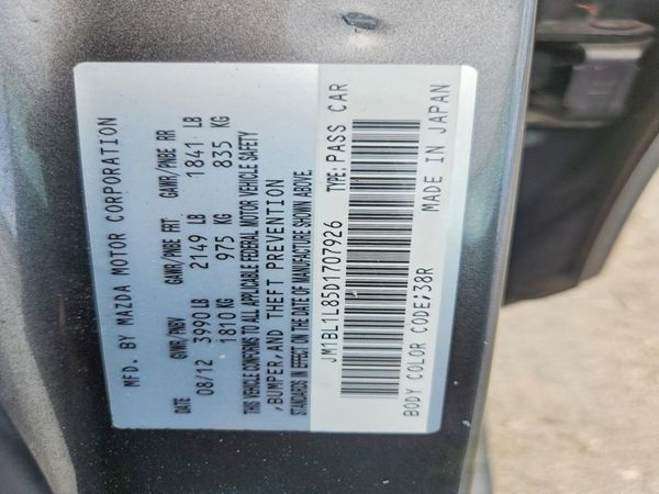 2013 MAZDA 3 Touring/GS