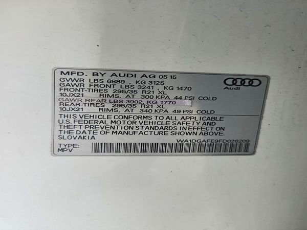 2015 AUDI Q7