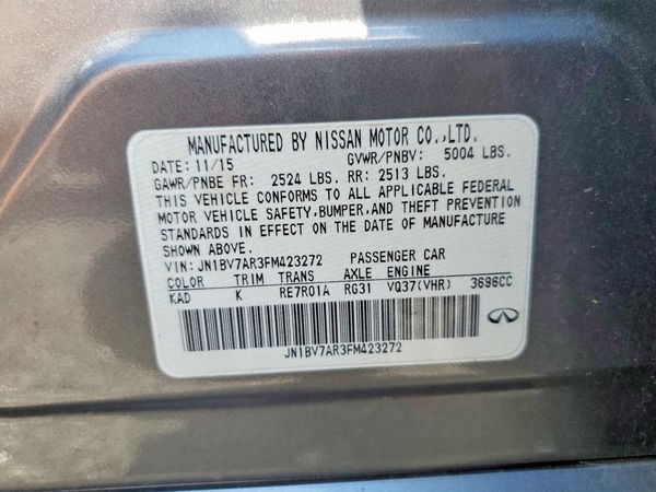 2015 INFINITI Q50