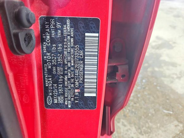 2014 HYUNDAI ACCENT 5DR GS / 4DR GLS — VINS