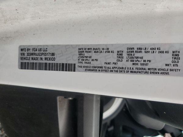 2023 RAM PROMASTER 3500