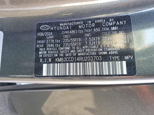 2024 HYUNDAI TUCSON SEL Convenience