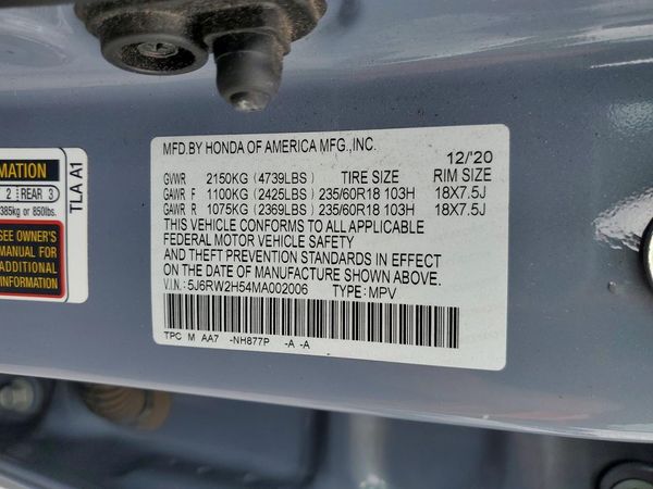 2021 HONDA CR-V EX